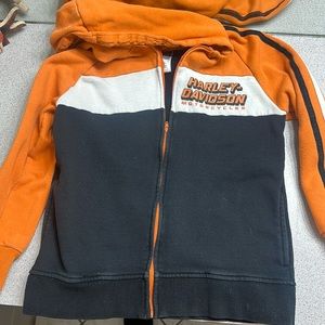 Harley Davidson Zip Up Hoodie 8/10